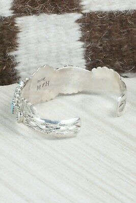 Turquoise & Sterling Silver Bracelet - Murray Hannaweeka