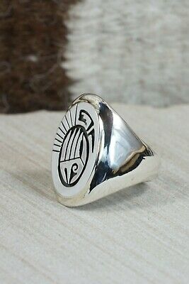 Navajo Sterling Silver Ring - Calvin Peterson - Size 11