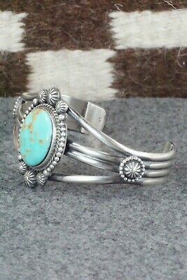 Turquoise and Sterling Silver Bracelet - Michael Calladitto