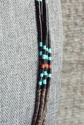 Turquoise, Shell & Jet Necklace - Esquipula Tenorio