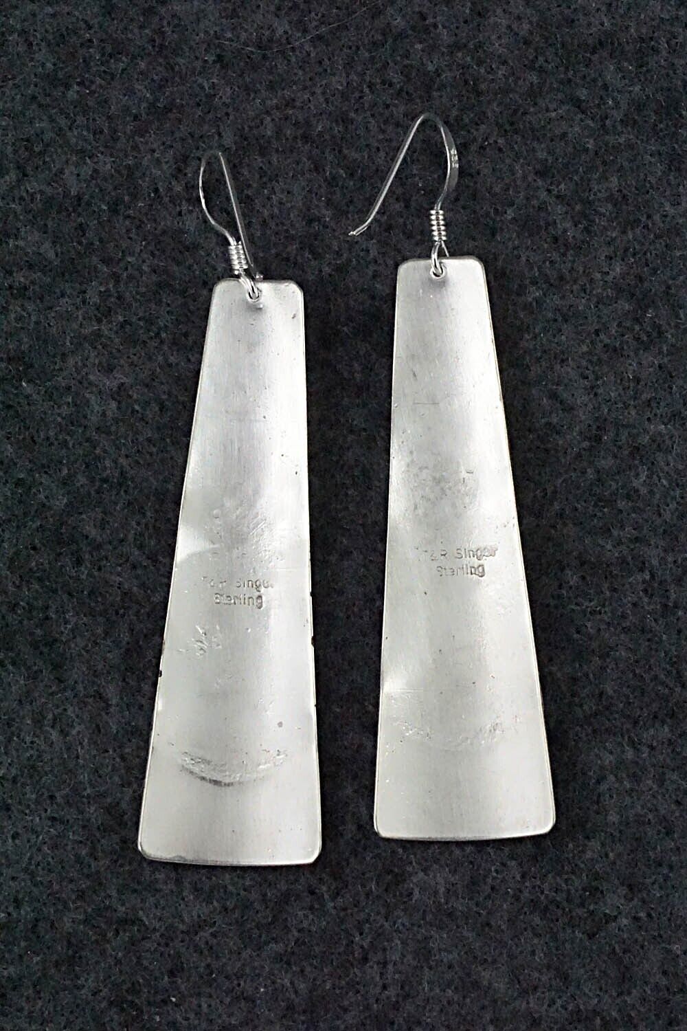 Turquoise & Sterling Silver Earrings - Rosita Singer