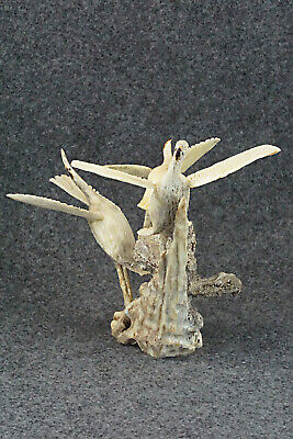 Sandhill Crane Zuni Fetish Carving - Ruben Najera