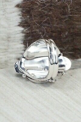 Turquoise & Sterling Silver Ring - Darrell Morgan - Size 8