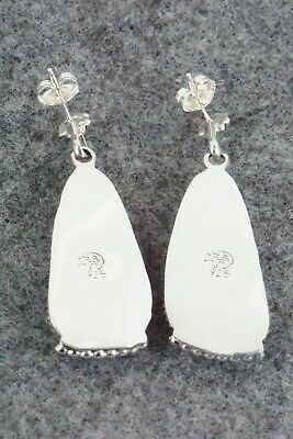 Turquoise & Sterling Silver Earrings - Verley Betone
