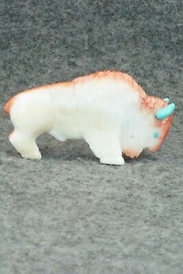 Buffalo Zuni Fetish Carving - Andres Quandelacy