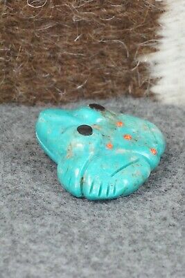 Frog Zuni Fetish Carving - Reynold Lunasee