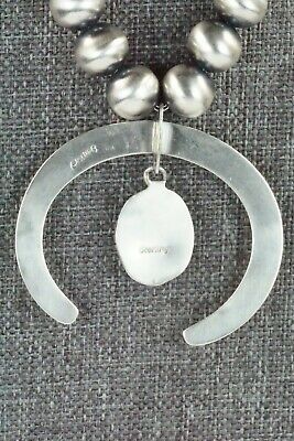 Turquoise & Sterling Silver Pearl Necklace - Jan Mariano - High Lonesome Trading