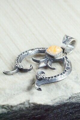 Spiny Oyster and Sterling Silver Pendant - Kevin Billah