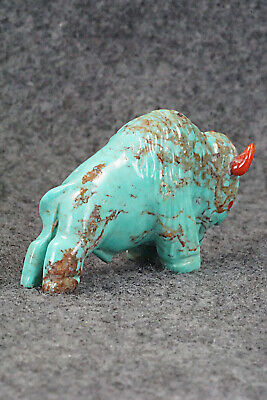 Buffalo Zuni Fetish Carving - Andres Quandelacy