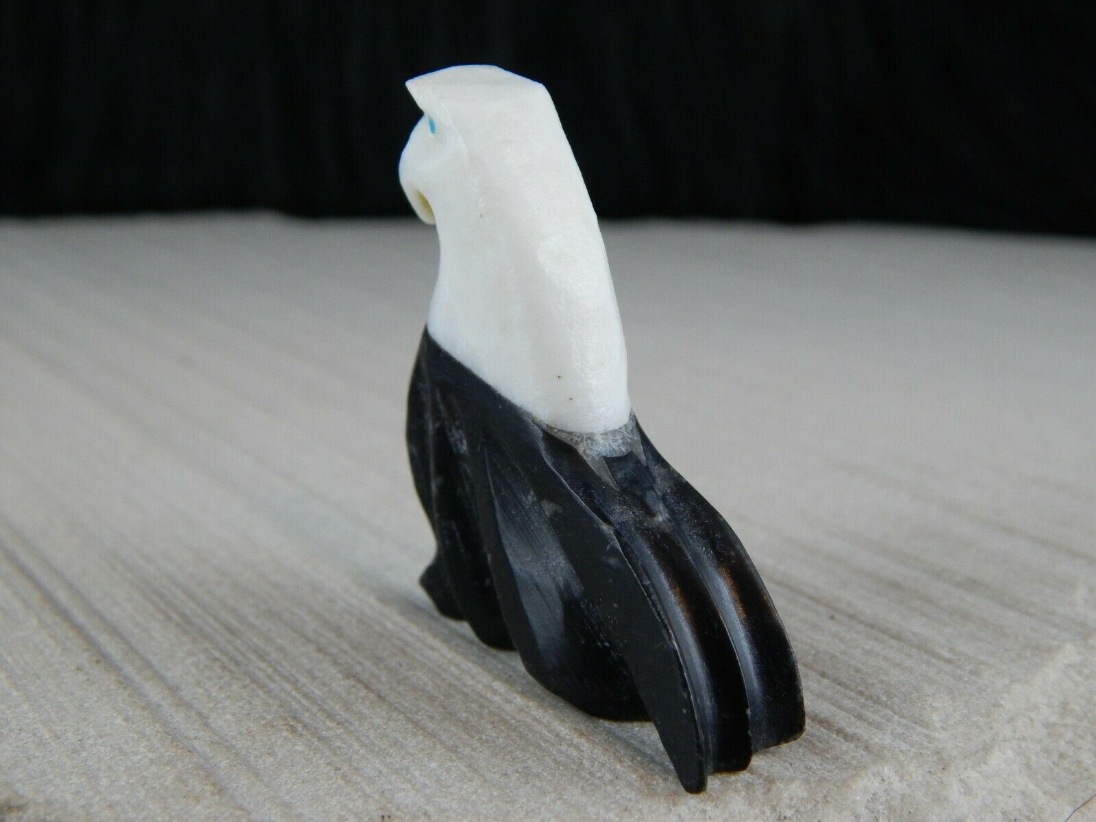 Eagle Zuni Fetish Carving - Kelly Lementino - High Lonesome Trading