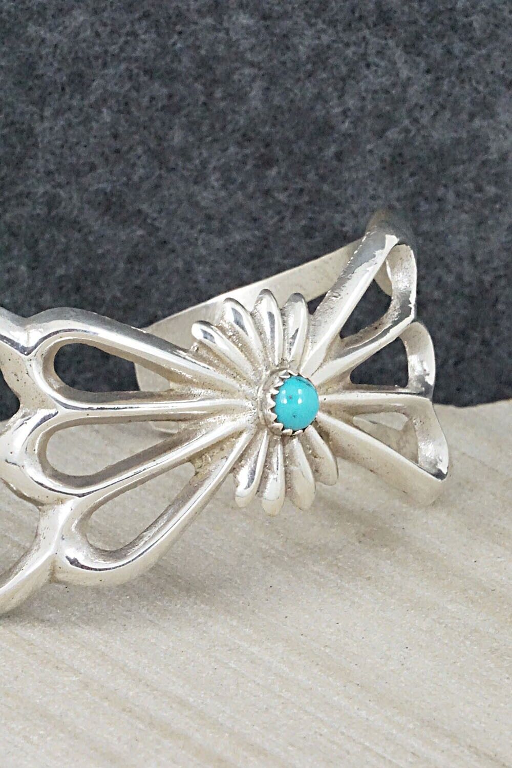Turquoise & Sterling Silver Bracelet - Sheridan Bitsy