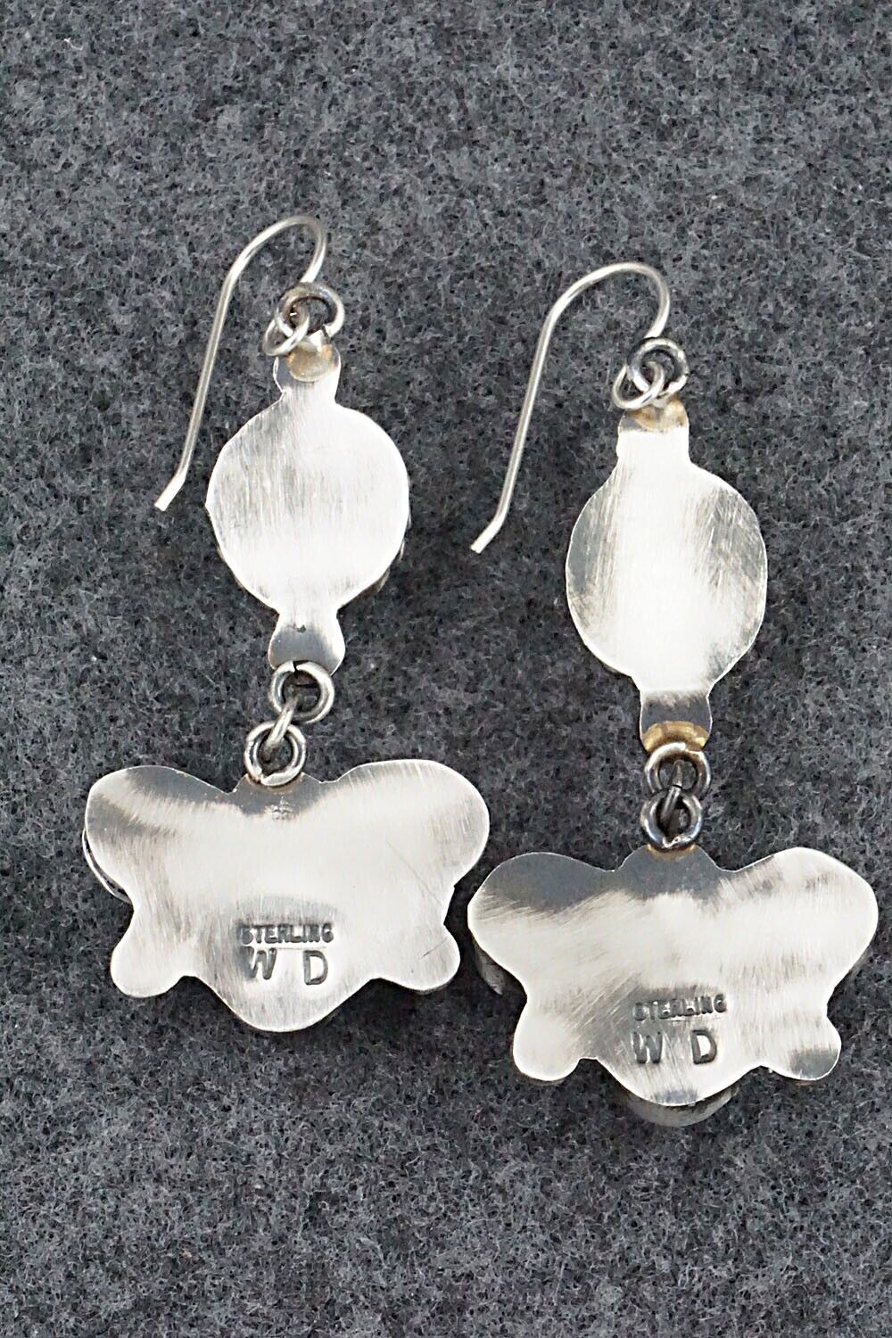 Turquoise & Sterling Silver Earrings - Wilson Dawes