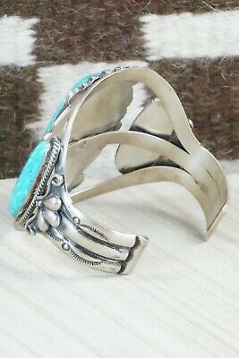 Turquoise & Sterling Silver Bracelet - Navajo