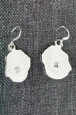 Turquoise & Sterling Silver Earrings - Roberta Begay