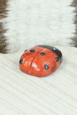 Ladybug Zuni Fetish Carving - Reynold Lunasee