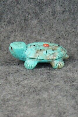 Turtle Zuni Fetish Carving - Reynold Lunasee