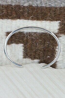 Navajo Sterling Silver Bracelet - Elaine Tahe