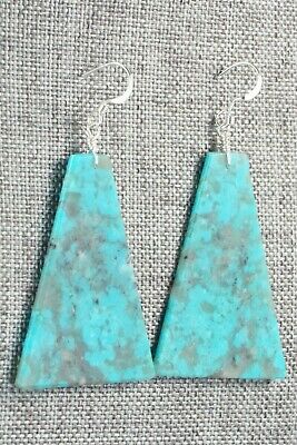 Turquoise & Sterling Silver Earrings - Lupe Lovato