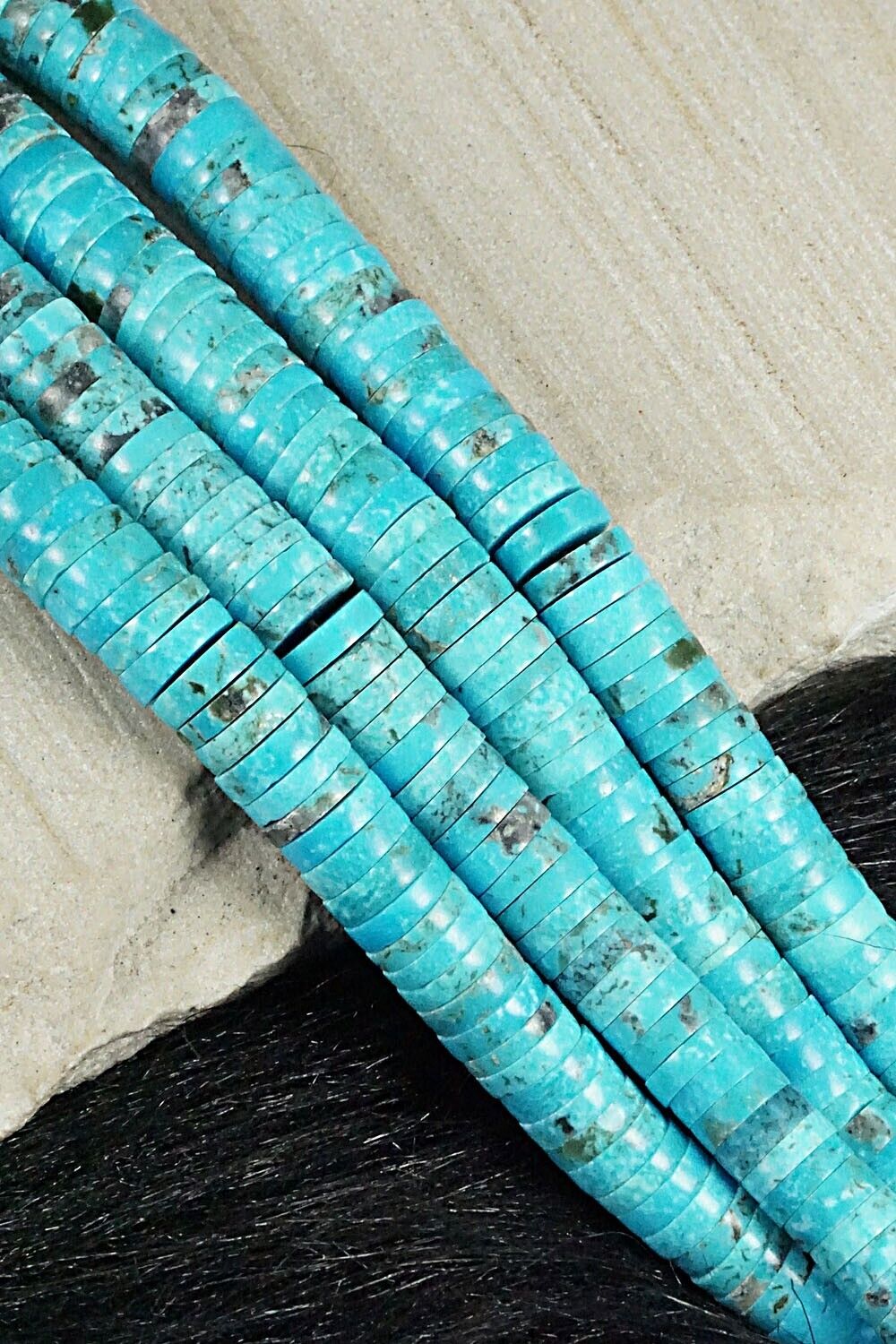 Turquoise & Spiny Oyster Necklace - Lupe Lovato