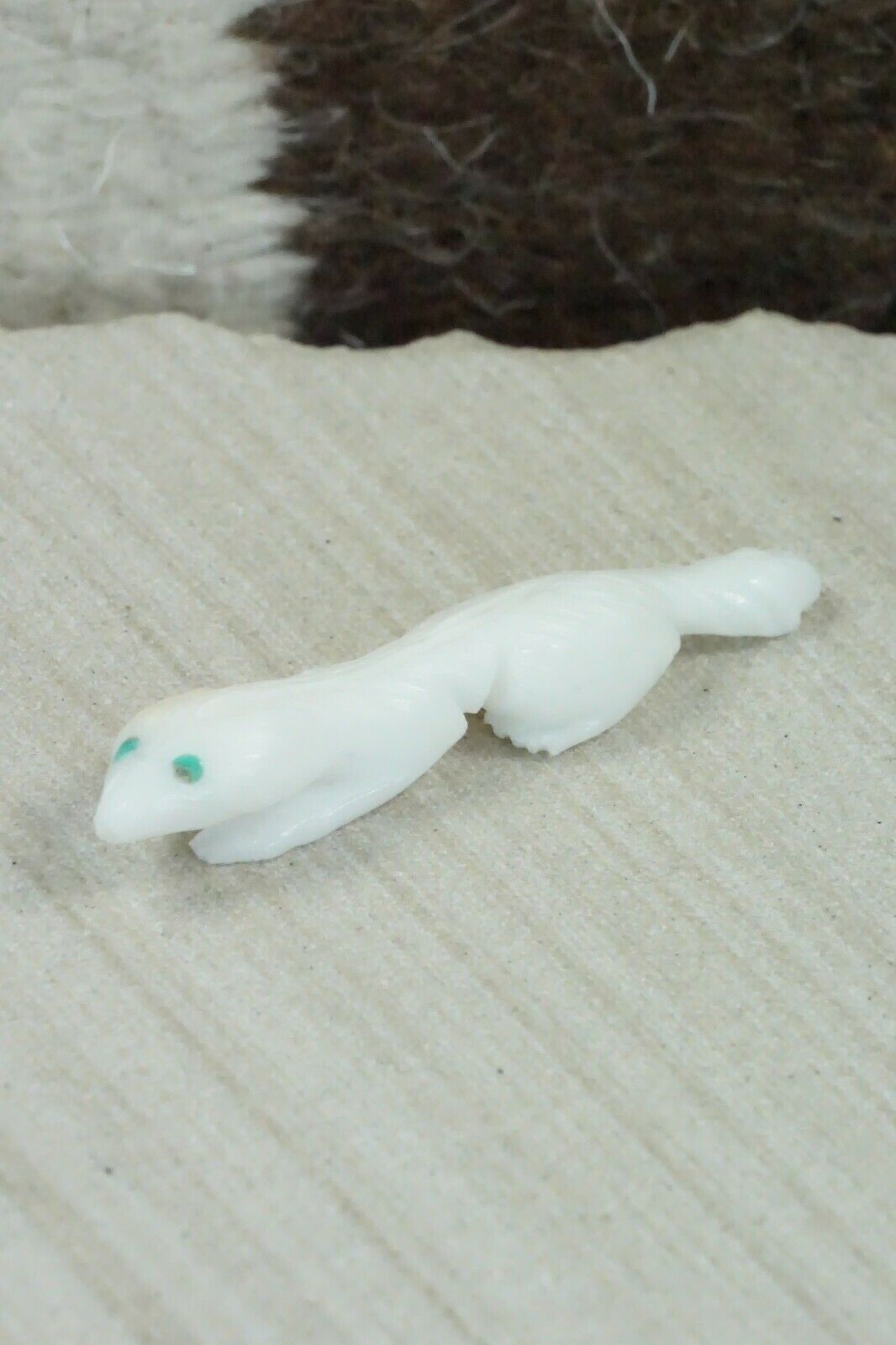 Badger Zuni Fetish Carving - Jonas Hustito