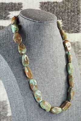 Turquoise & Sterling Silver Necklace - Navajo