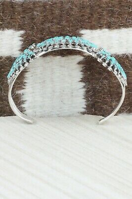 Turquoise & Sterling Silver Bracelet - Merlinda Chavez