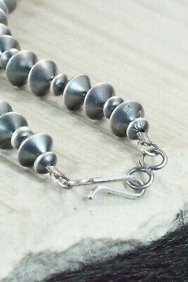 Sterling Silver Navajo Pearl Necklace - Presley Haley
