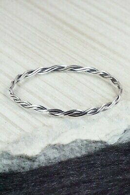 Sterling Silver Bangle - Elaine Tahe