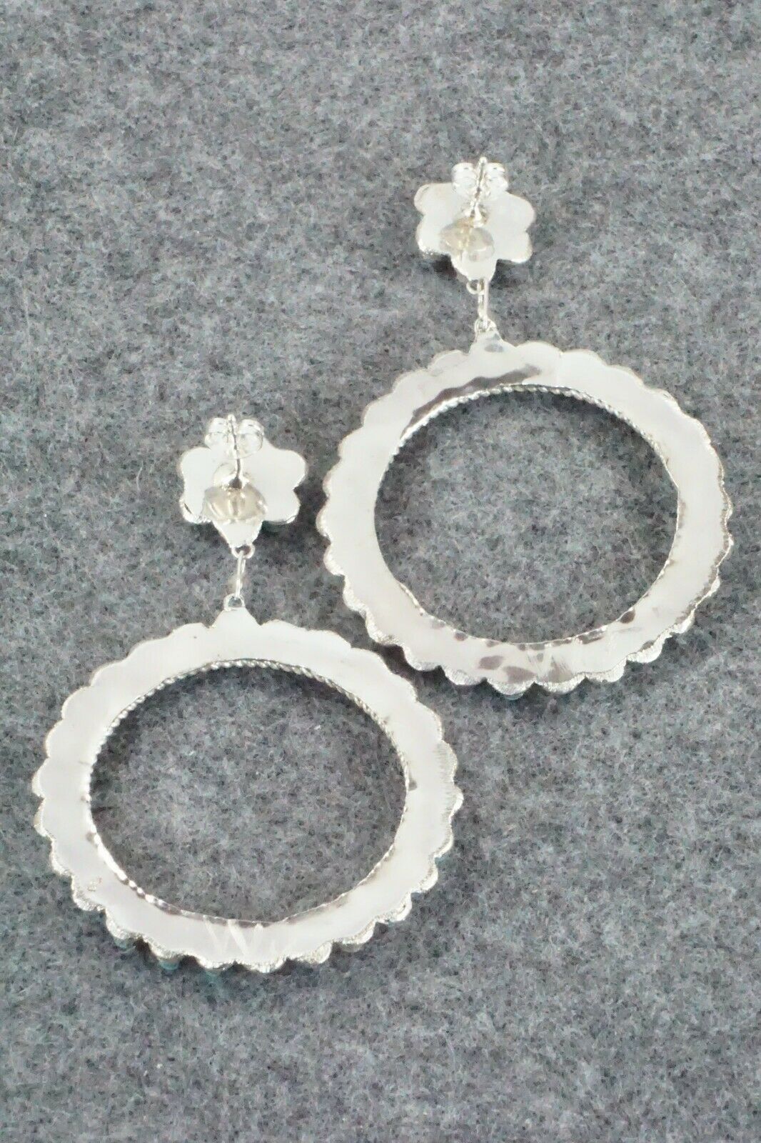 Turquoise & Sterling Silver Earrings - Waylon Johnson