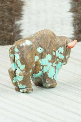 Buffalo Zuni Fetish Carving - Andres Quandelacy