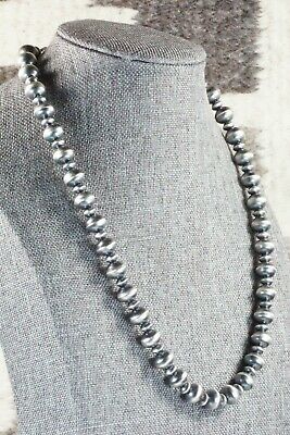 Sterling Silver Navajo Pearl Necklace - Preston Haley