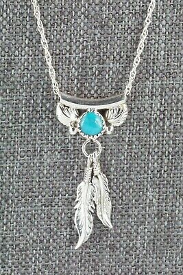 Turquoise & Sterling Silver Necklace - Sharon McCarthy