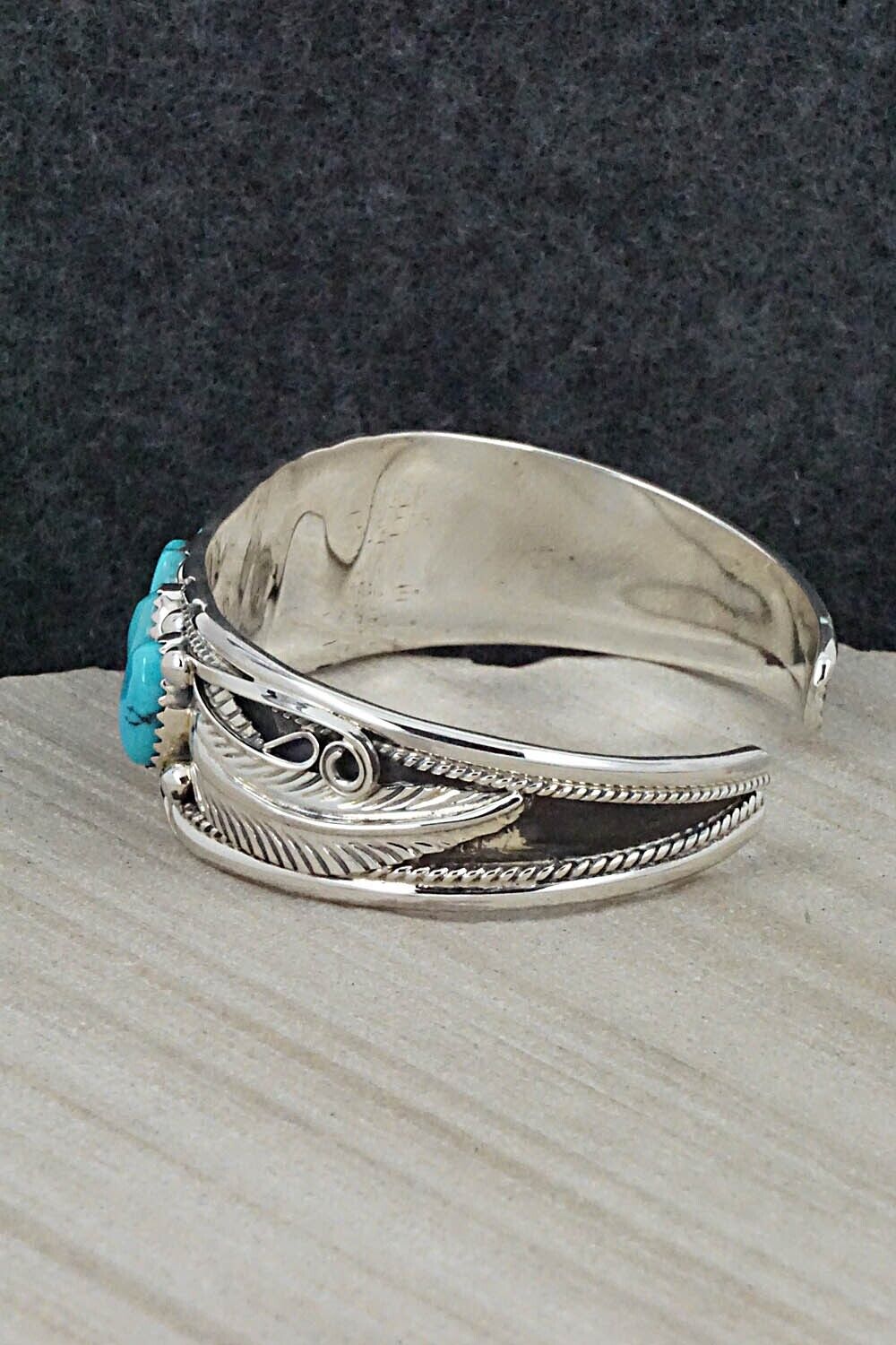 Turquoise & Sterling Silver Bracelet - Davey Morgan