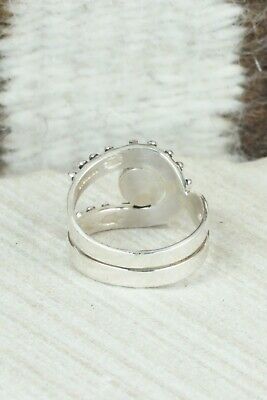 Spiny Oyster & Sterling Silver Ring - Raymond Coriz - Size 9.5