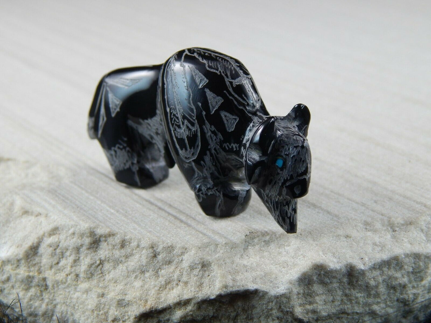 Buffalo Zuni Fetish Carving - Russell Shack - High Lonesome Trading