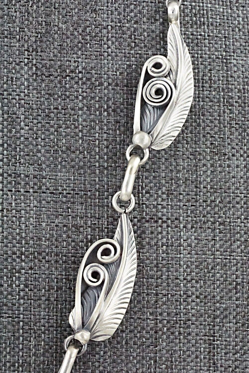 Turquoise & Sterling Silver Necklace - Davey Morgan