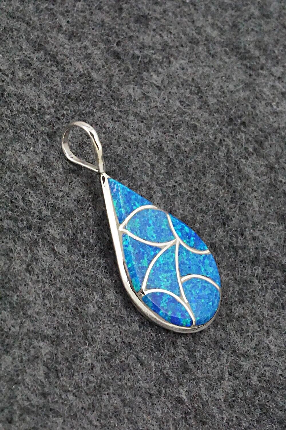 Opalite & Sterling Silver Pendant - Delorna Lahi