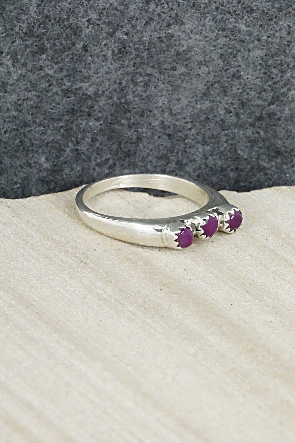 Turquoise and Sterling Silver Ring - Roy Thompson - Size 10
