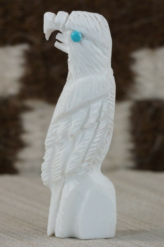 Eagle Zuni Fetish Carving - Lance Deysee - High Lonesome Trading