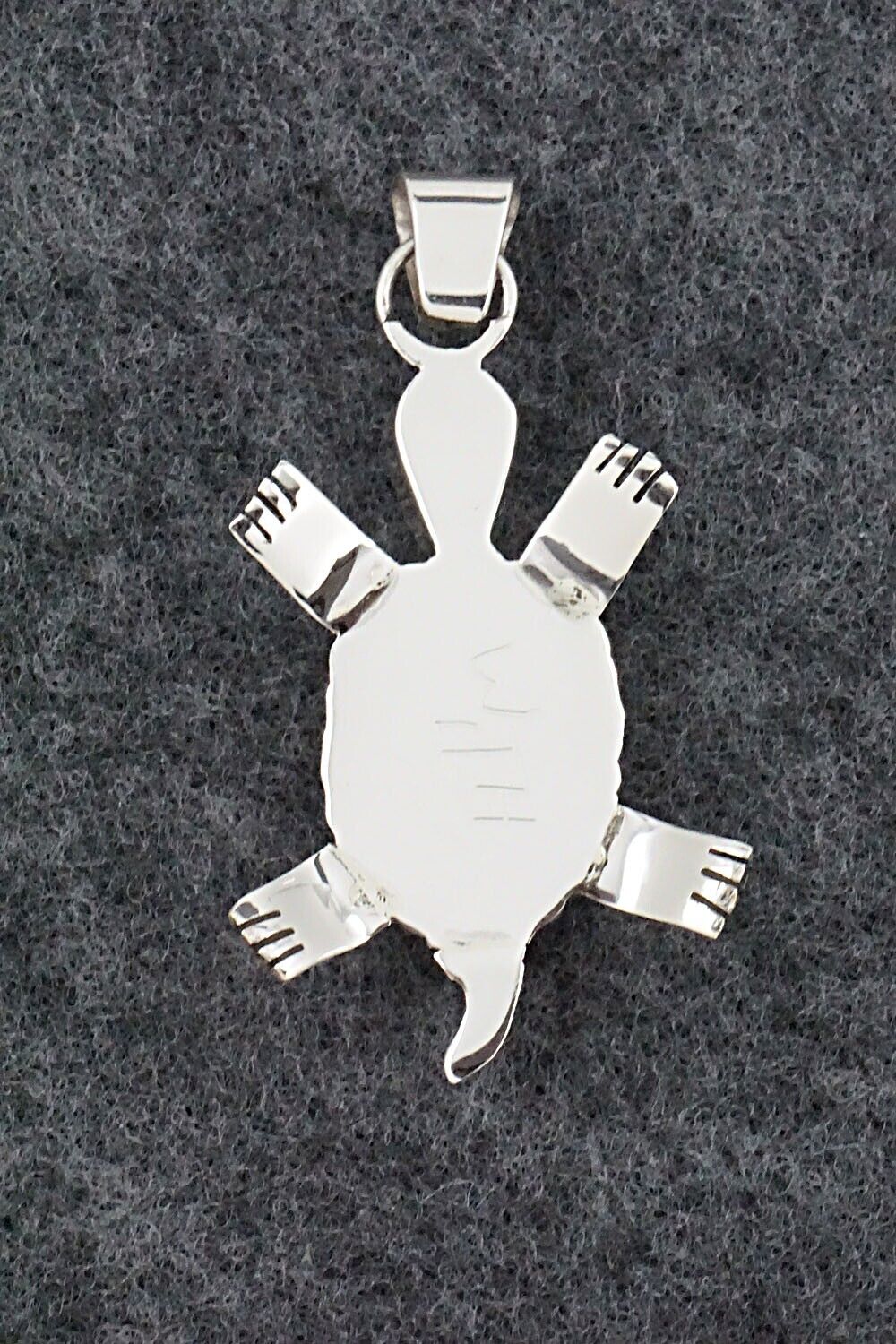 Multi Stone & Sterling Silver Inlay Pendant - Wayne Haloo