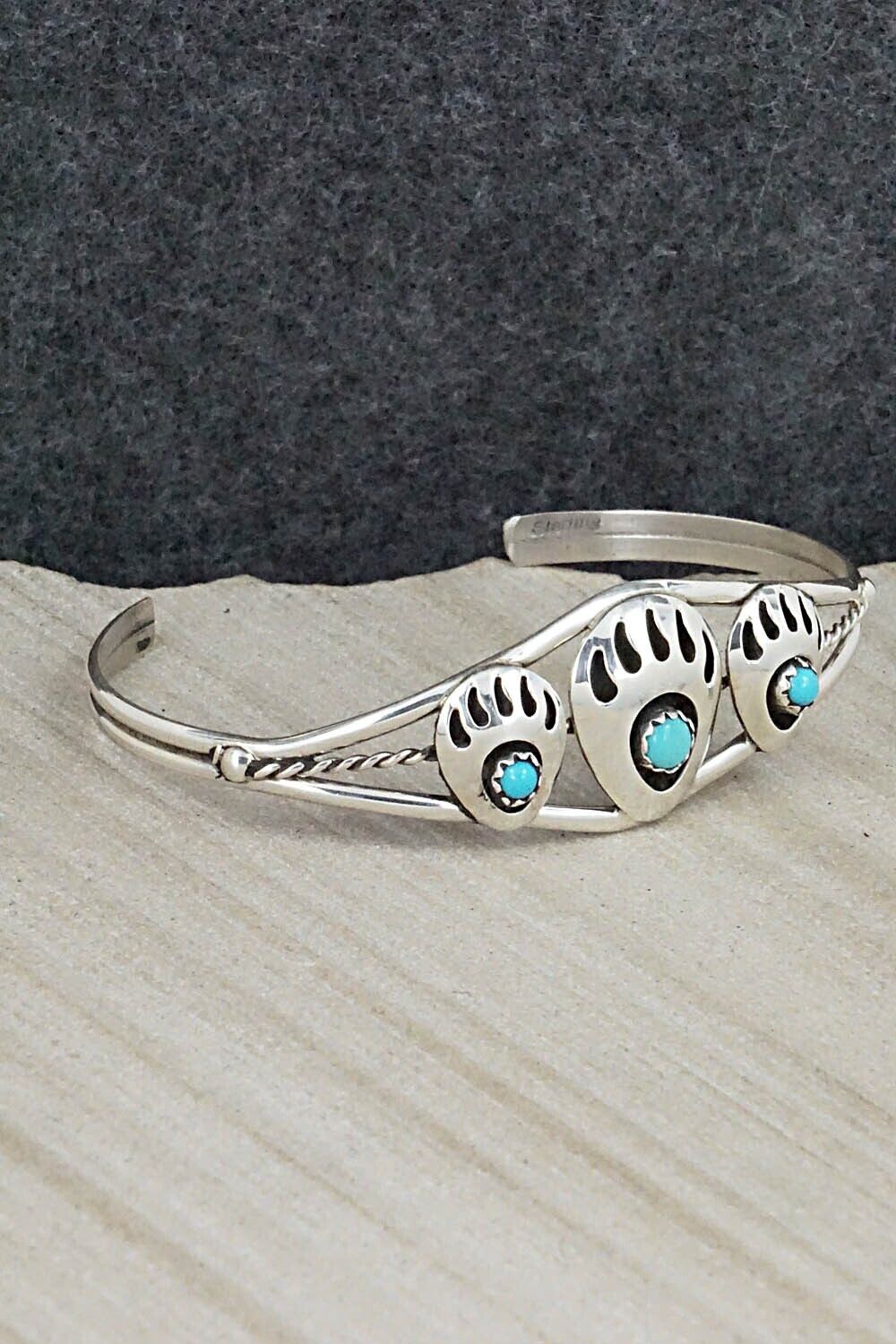 Turquoise & Sterling Silver Bracelet - Janice Spencer
