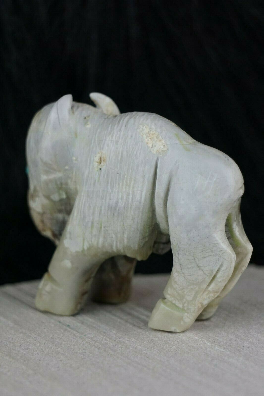 Buffalo Zuni Fetish Carving - Jonas Hastito - High Lonesome Trading