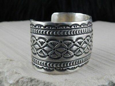 Navajo Sterling Silver Bracelet - Leonard Maloney - High Lonesome Trading