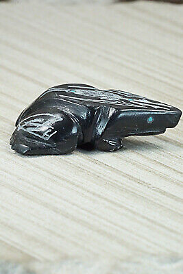 Frog Zuni Fetish Carving - Adrian Cachini
