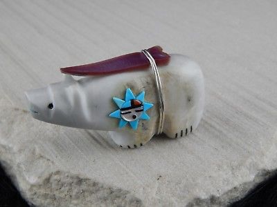 Bear Zuni Fetish Carving - Darrin Boone - High Lonesome Trading