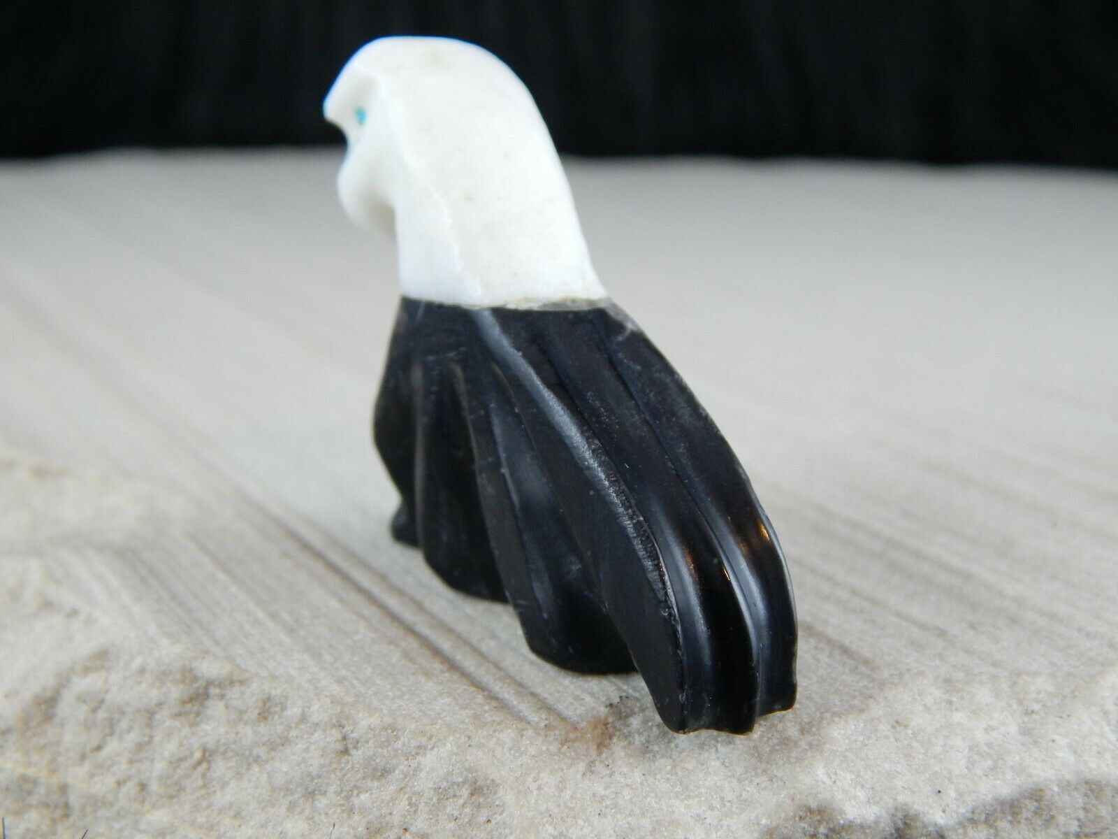 Eagle Zuni Fetish Carving - Kelly Lementino - High Lonesome Trading