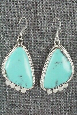 Turquoise and Sterling Silver Earrings - Sharon McCarthy