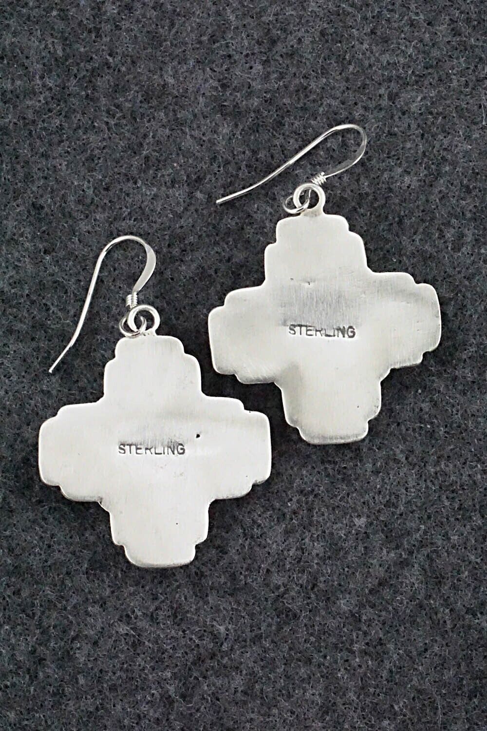 Turquoise & Sterling Silver Earrings - Annie Spencer