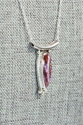 Spiny Oyster & Sterling Silver Necklace - Sharon McCarthy