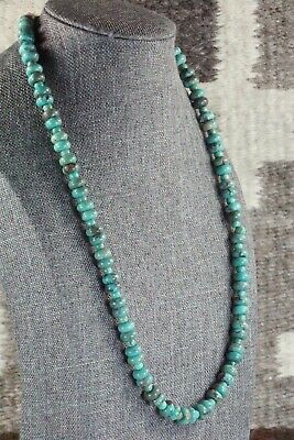Turquoise & Sterling Silver Necklace - Navajo